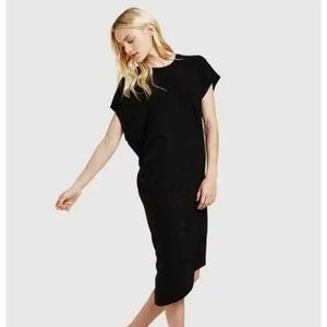 Size 4 black kit and ace asymmetrical dress